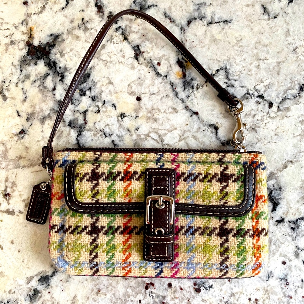 Wool Coach Clutch
